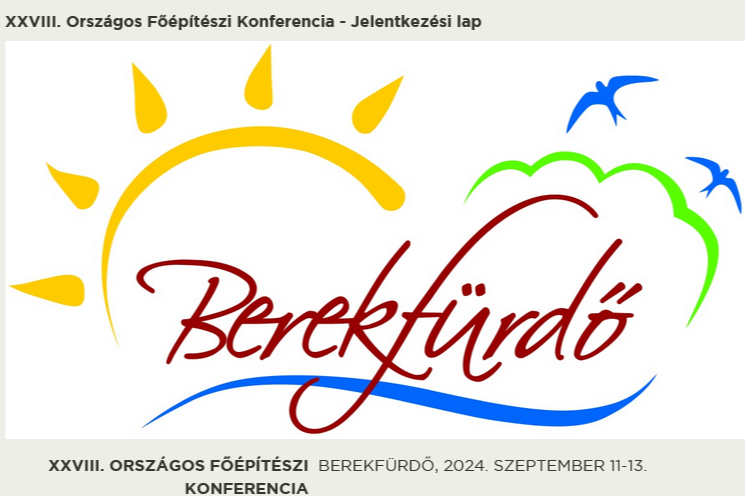 Regisztráció a XXVIII. Országos Főépítészi Konferenciára