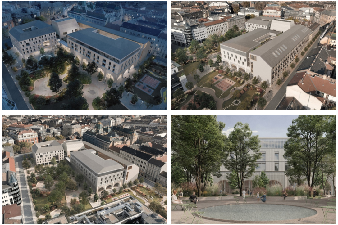 Kihirdették a Károli Gáspár Református Egyetem épületegyüttesére kiírt nyílt építészeti tervpályázat győztesét