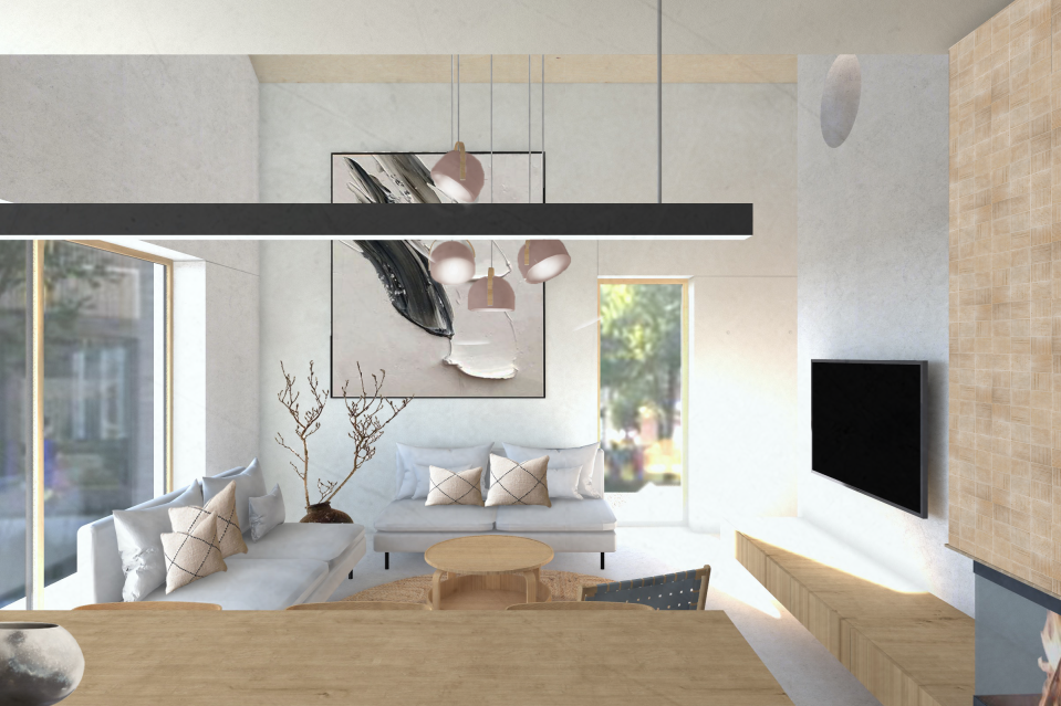 Épülnek a típusházak az ÉMI mintaház parkjában