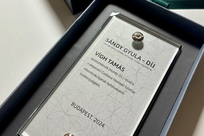 A Magyar Építész Kamara Sándy Gyula-díja