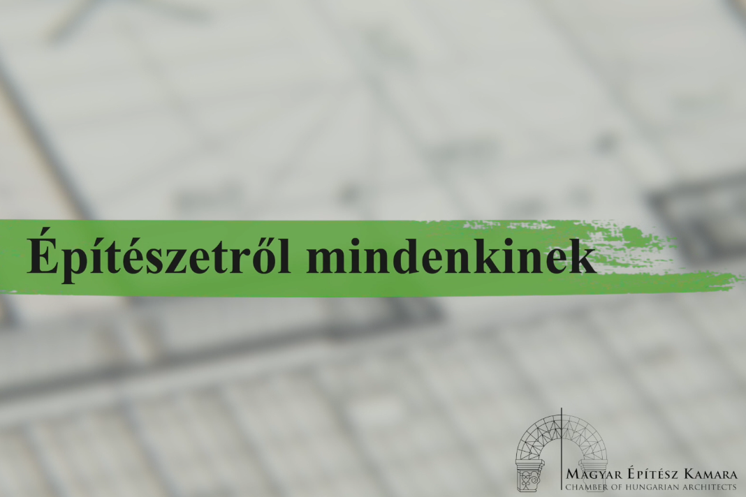 Elindult a Magyar Építész Kamara podcastja - nézze meg Ön is!