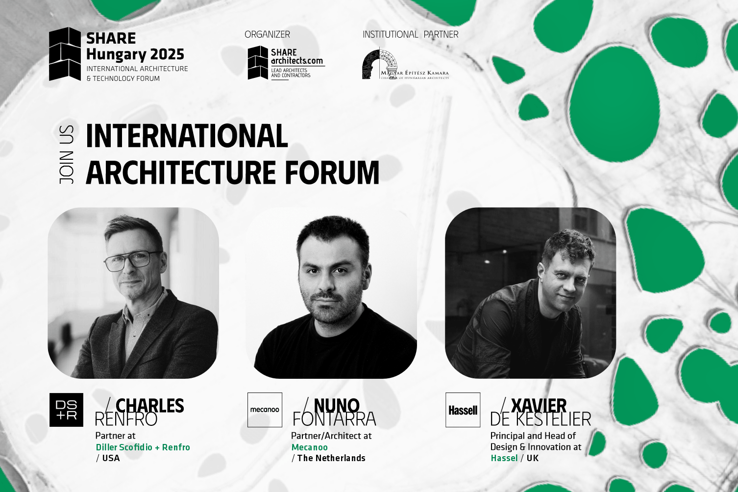 Az építészet vezető szereplői a SHARE Magyarország konferenciáján