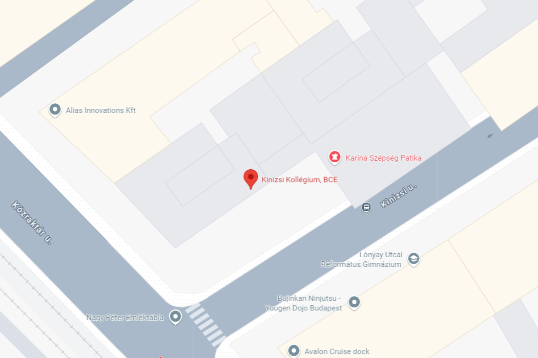 Budapesti Corvinus Egyetem Kinizsi Kollégium belső felújításához szükséges koncepció és kiviteli tervek