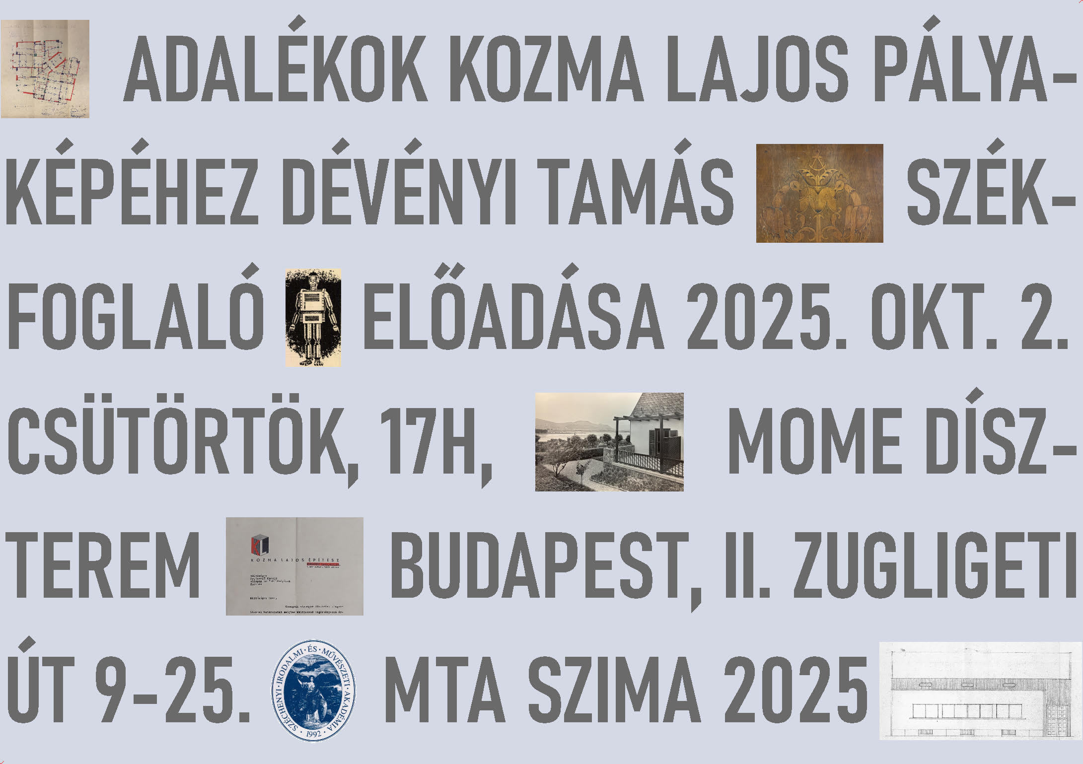 Dévényi Tamás MTA SZIMA székfoglaló előadása