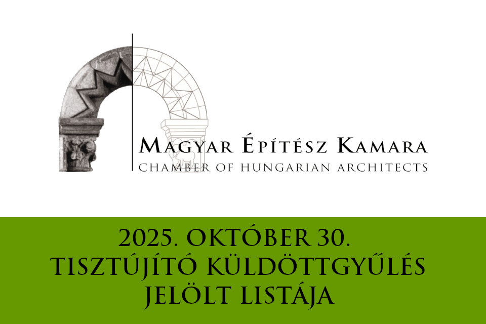 2025.10.30 - MÉK Tisztújító Küldöttgyűlésének jelölt listája