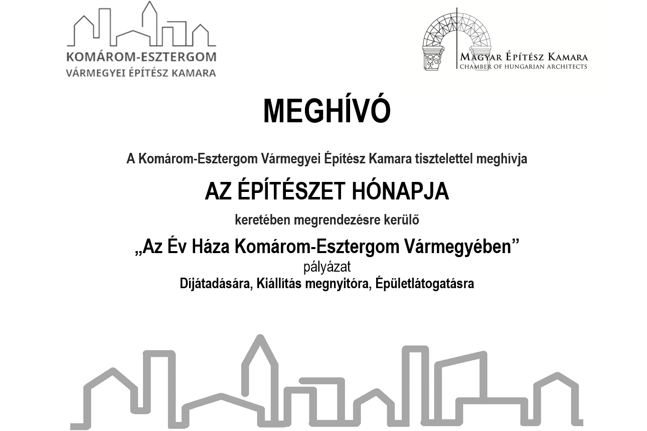 2025. évi Év Háza Komárom-Esztergom Vármegyében pályázat Díjátadó, Kiállítás és Épületlátogatás