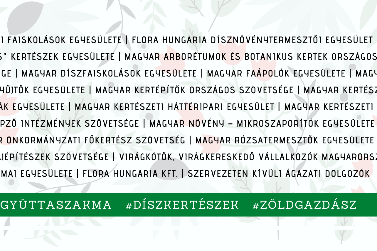 Tájékoztatás a Magyar Díszkertészek Szakmaközi Szervezetének  tagjaink felé történő megkereséséről