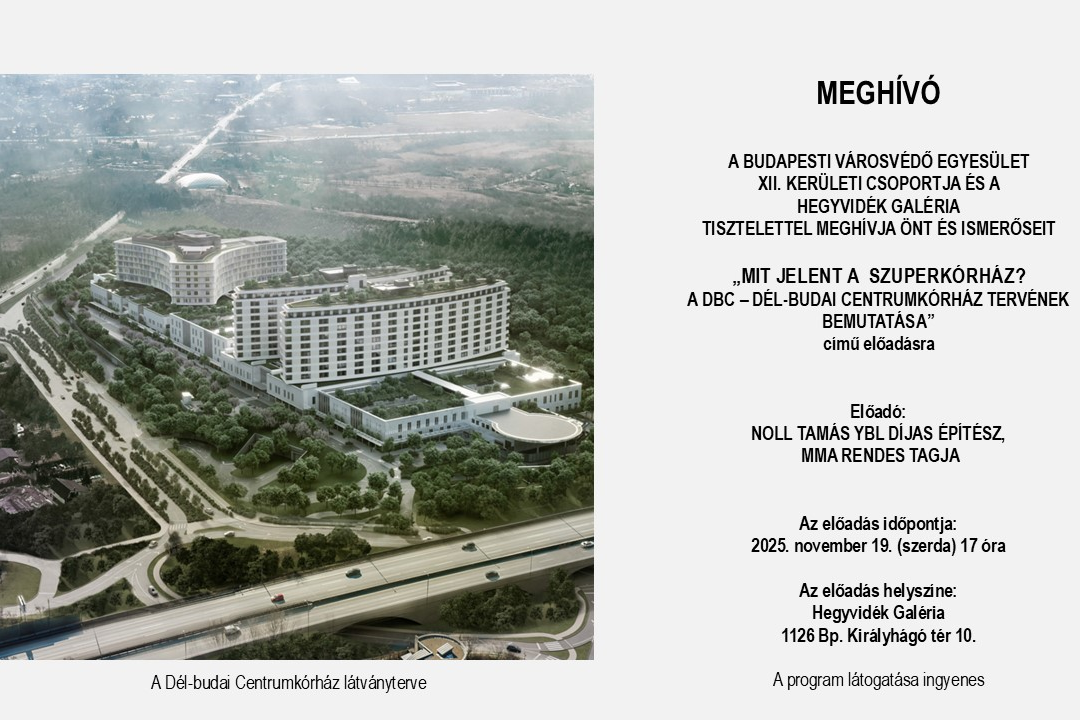 MEGHÍVÓ Hegyvidék Galéria Noll Tamás előadása 2025.11.19. 17.00